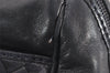 Authentic BOTTEGA VENETA Intrecciato Vintage Leather Hand Bag Black Junk 1557J