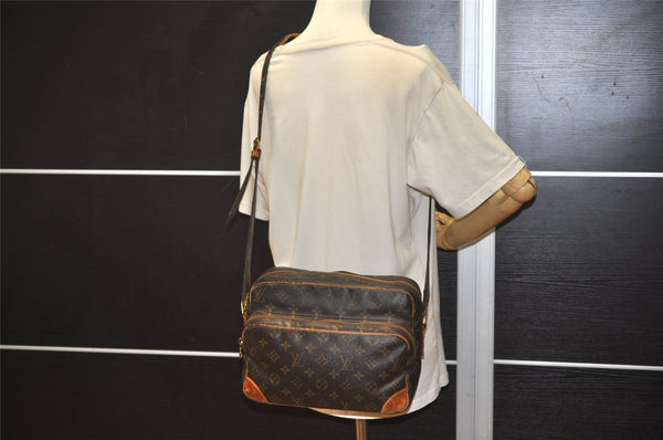 Authentic Louis Vuitton Monogram Nile Shoulder Cross Body Bag M45244 LV 1557K
