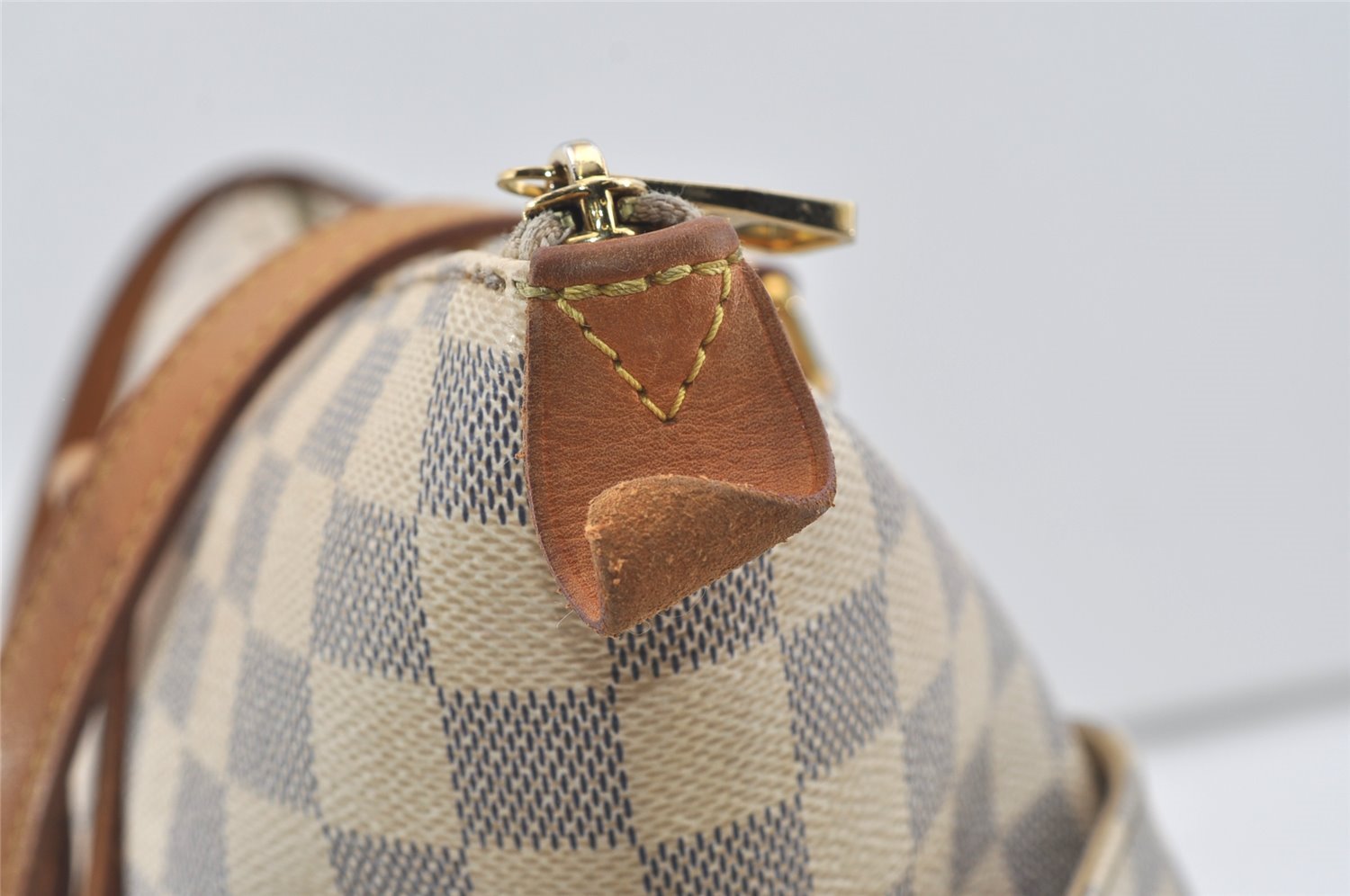 Authentic Louis Vuitton Damier Azur Totally MM Tote Bag N51262 LV 1558J