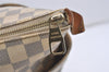 Authentic Louis Vuitton Damier Azur Totally MM Tote Bag N51262 LV 1558J