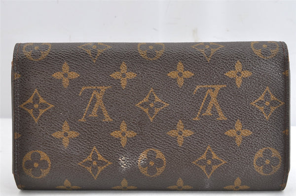 Authentic Louis Vuitton Monogram Porte Tresor International M61215 Wallet 1559K