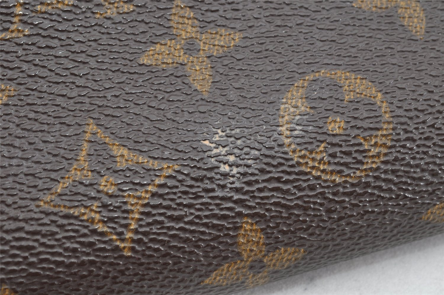 Authentic Louis Vuitton Monogram Porte Tresor International M61215 Wallet 1559K