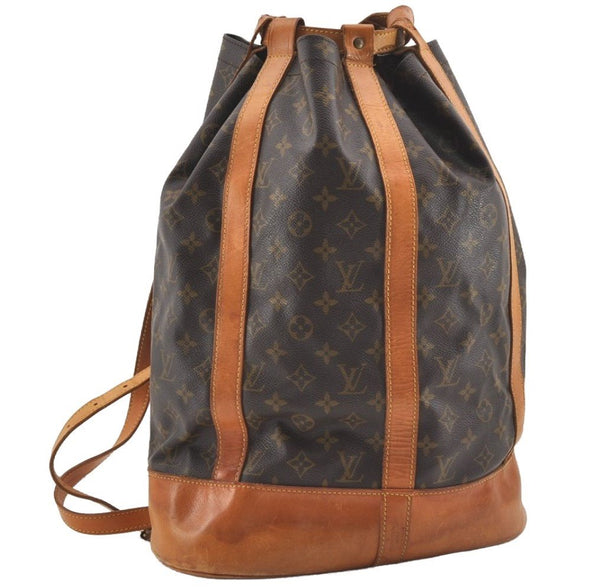 Authentic Louis Vuitton Monogram Randonnee GM Shoulder Bag M42244 LV 1560J