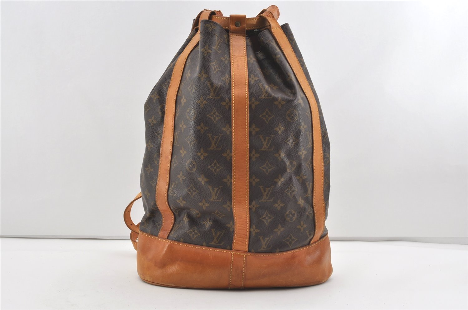 Authentic Louis Vuitton Monogram Randonnee GM Shoulder Bag M42244 LV 1560J