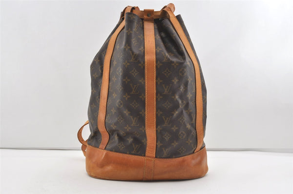 Authentic Louis Vuitton Monogram Randonnee GM Shoulder Bag M42244 LV 1560J