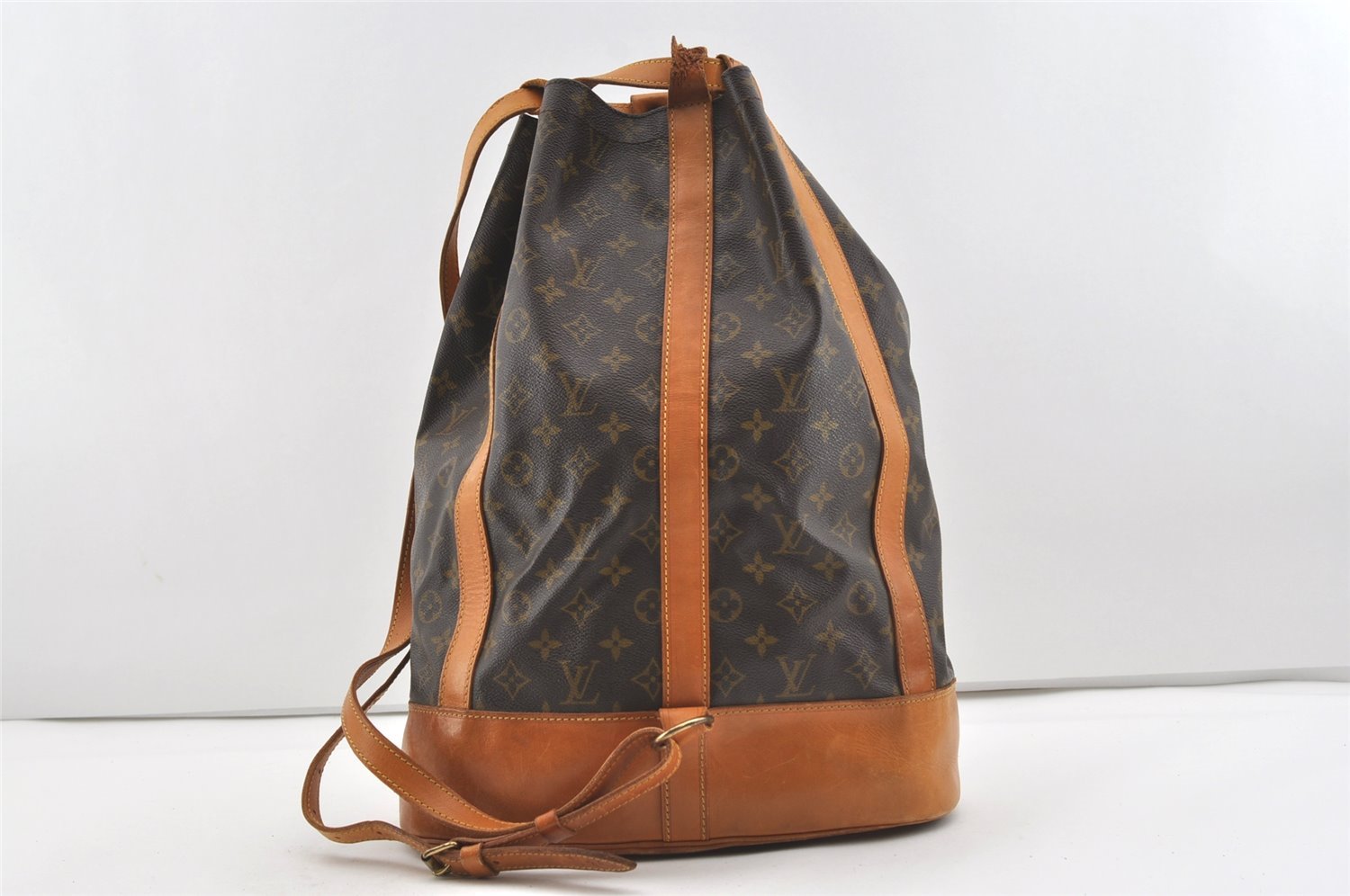 Authentic Louis Vuitton Monogram Randonnee GM Shoulder Bag M42244 LV 1560J