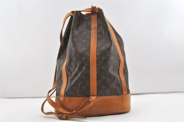 Authentic Louis Vuitton Monogram Randonnee GM Shoulder Bag M42244 LV 1560J