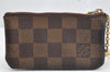 Authentic Louis Vuitton Damier Pochette Cles Coin Purse Case N62658 LV 1560K