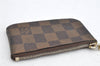 Authentic Louis Vuitton Damier Pochette Cles Coin Purse Case N62658 LV 1560K