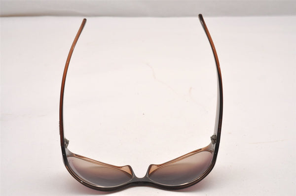 Authentic CHANEL Sunglasses Rhinestone CoCo Mark Plastic 6016 Brown 1561J