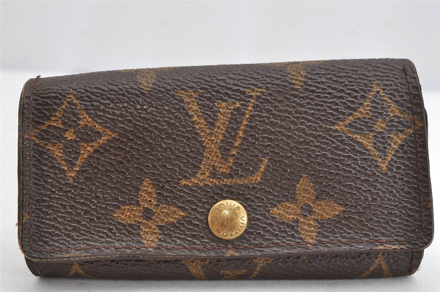 Authentic Louis Vuitton Monogram Multicles 4 Four Hooks Key Case M62631 LV 1561K