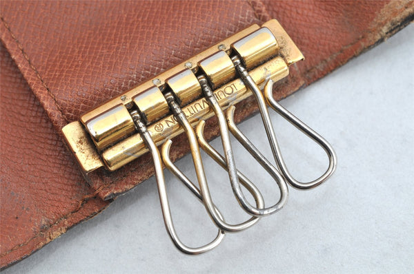 Authentic Louis Vuitton Monogram Multicles 4 Four Hooks Key Case M62631 LV 1561K