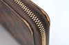 Authentic Louis Vuitton Damier Zippy Coin Purse Wallet N63070 LV 1563K