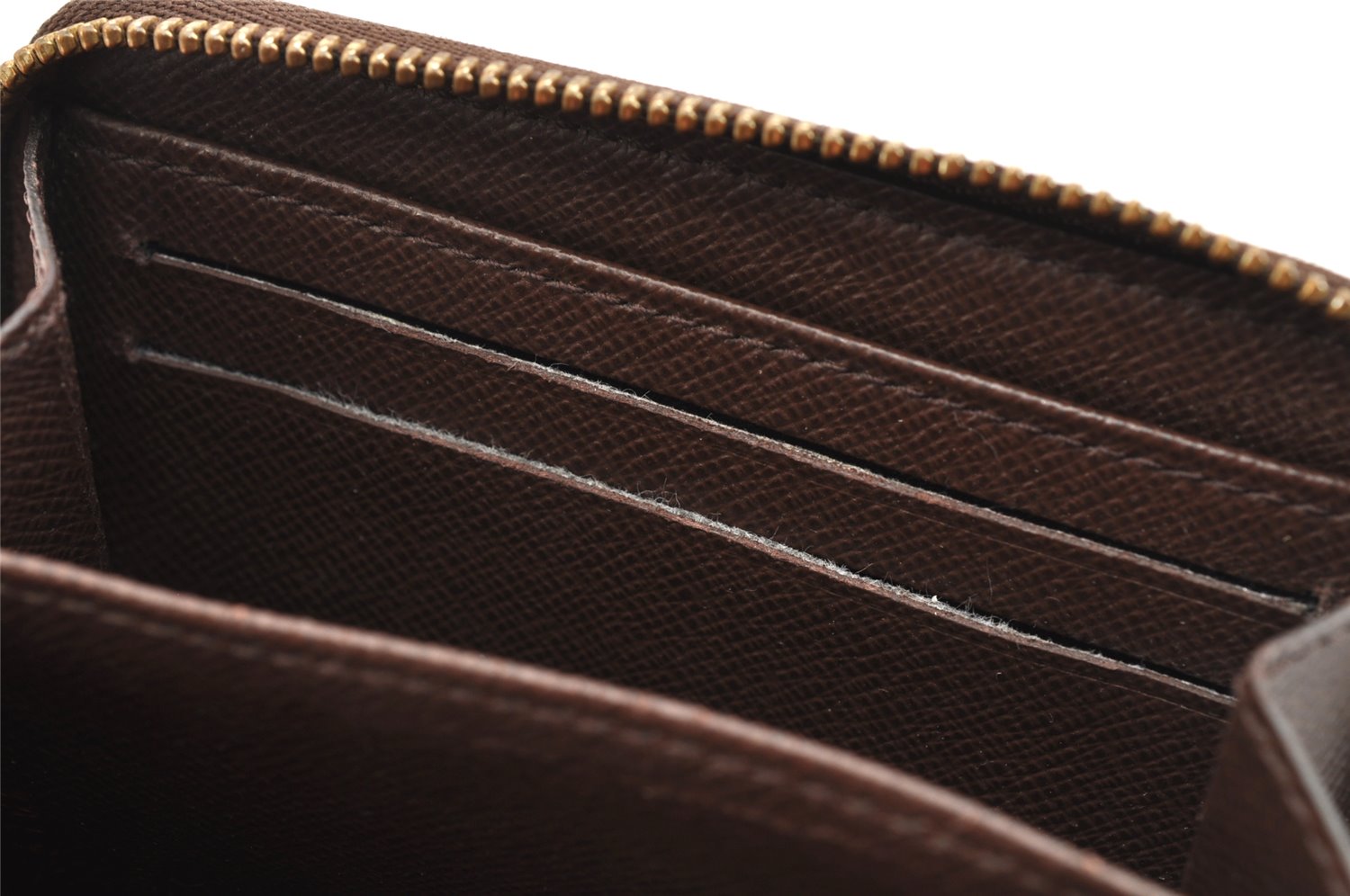 Authentic Louis Vuitton Damier Zippy Coin Purse Wallet N63070 LV 1563K