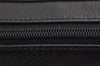 Authentic GUCCI Web Sherry Line Shoulder Cross Body Bag Leather Black 1565J