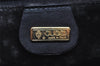 Authentic GUCCI Web Sherry Line Shoulder Cross Body Bag Leather Black 1565J