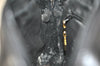 Authentic GUCCI Web Sherry Line Shoulder Cross Body Bag Leather Black 1565J