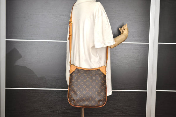 Authentic Louis Vuitton Monogram Odeon PM Shoulder Cross Bag M56390 LV 1566I