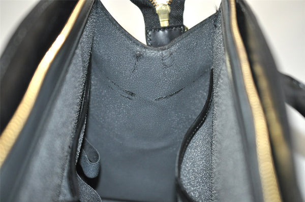 Authentic Louis Vuitton Epi Riviera Hand Bag Black M48182 LV 1567I