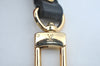 Authentic Louis Vuitton Leather Shoulder Strap Black 36.6-45.5" LV 1567J