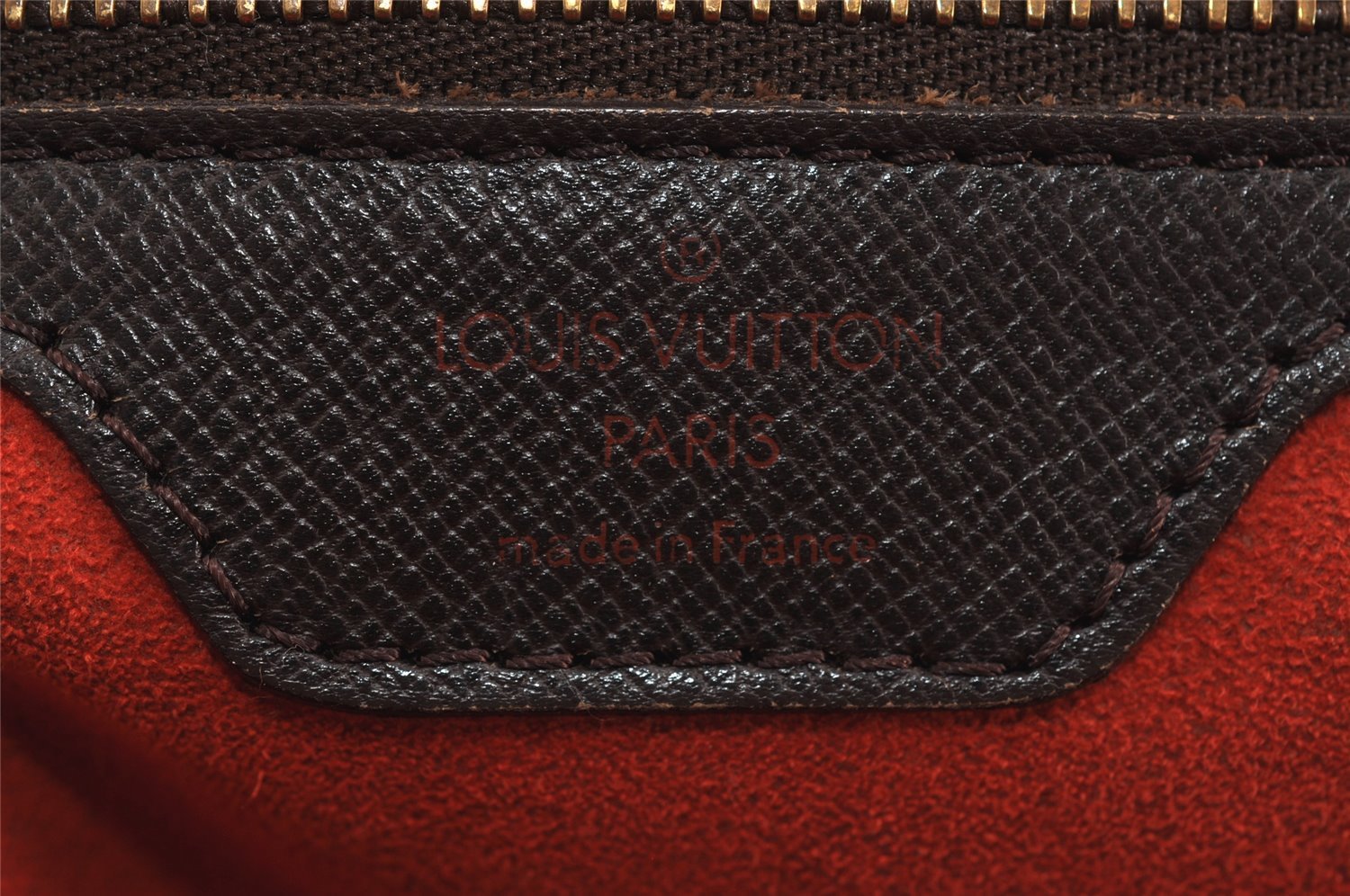 Authentic Louis Vuitton Damier Brera Hand Bag Purse N51150 LV 1568I