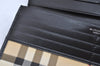 Authentic BURBERRY Nova Check Long Wallet Purse PVC Leather Beige 1568K