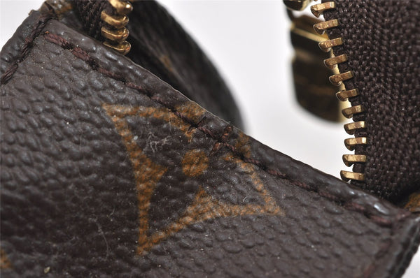 Authentic Louis Vuitton Monogram Poche Toilette 15 M47546 Cosmetics Pouch 1569I