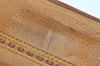 Authentic GUCCI Vintage Round Zip Long Wallet Purse Leather 338580 Brown 1569K