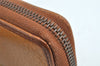 Authentic GUCCI Vintage Round Zip Long Wallet Purse Leather 338580 Brown 1569K