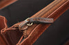 Authentic GUCCI Vintage Round Zip Long Wallet Purse Leather 338580 Brown 1569K