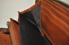 Authentic GUCCI Vintage Round Zip Long Wallet Purse Leather 338580 Brown 1569K