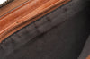 Authentic GUCCI Vintage Round Zip Long Wallet Purse Leather 338580 Brown 1569K