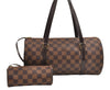 Authentic Louis Vuitton Damier Papillon 30 Hand Bag Purse N51303 LV 1570J