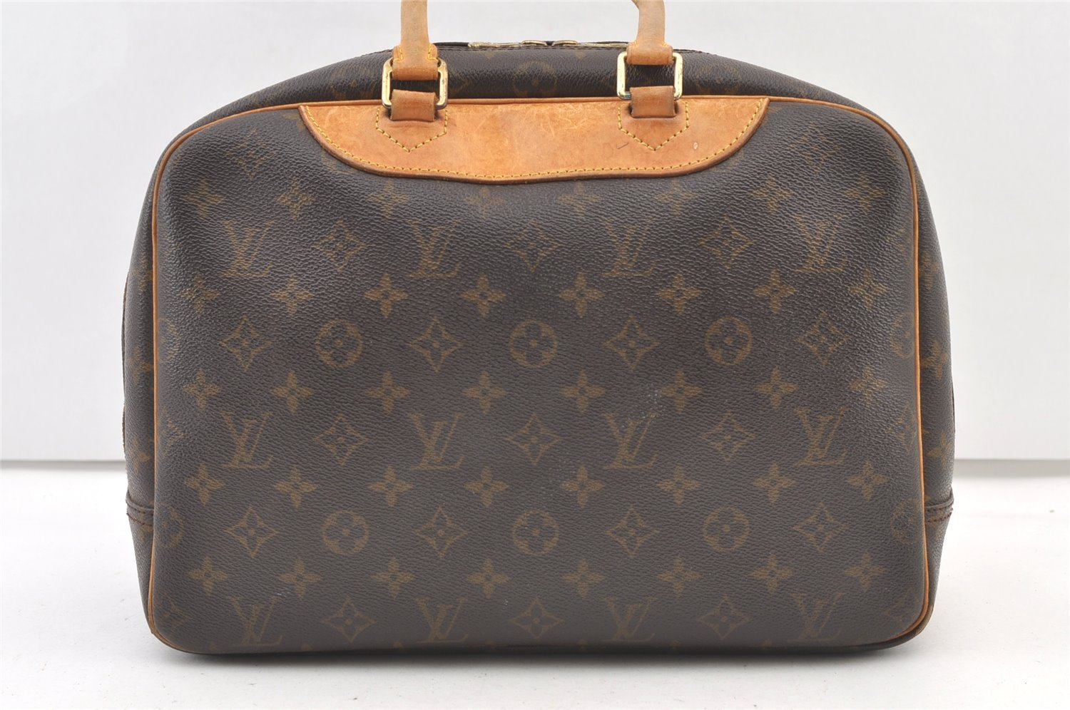 Authentic Louis Vuitton Monogram Deauville Hand Bag M47270 LV 1570K