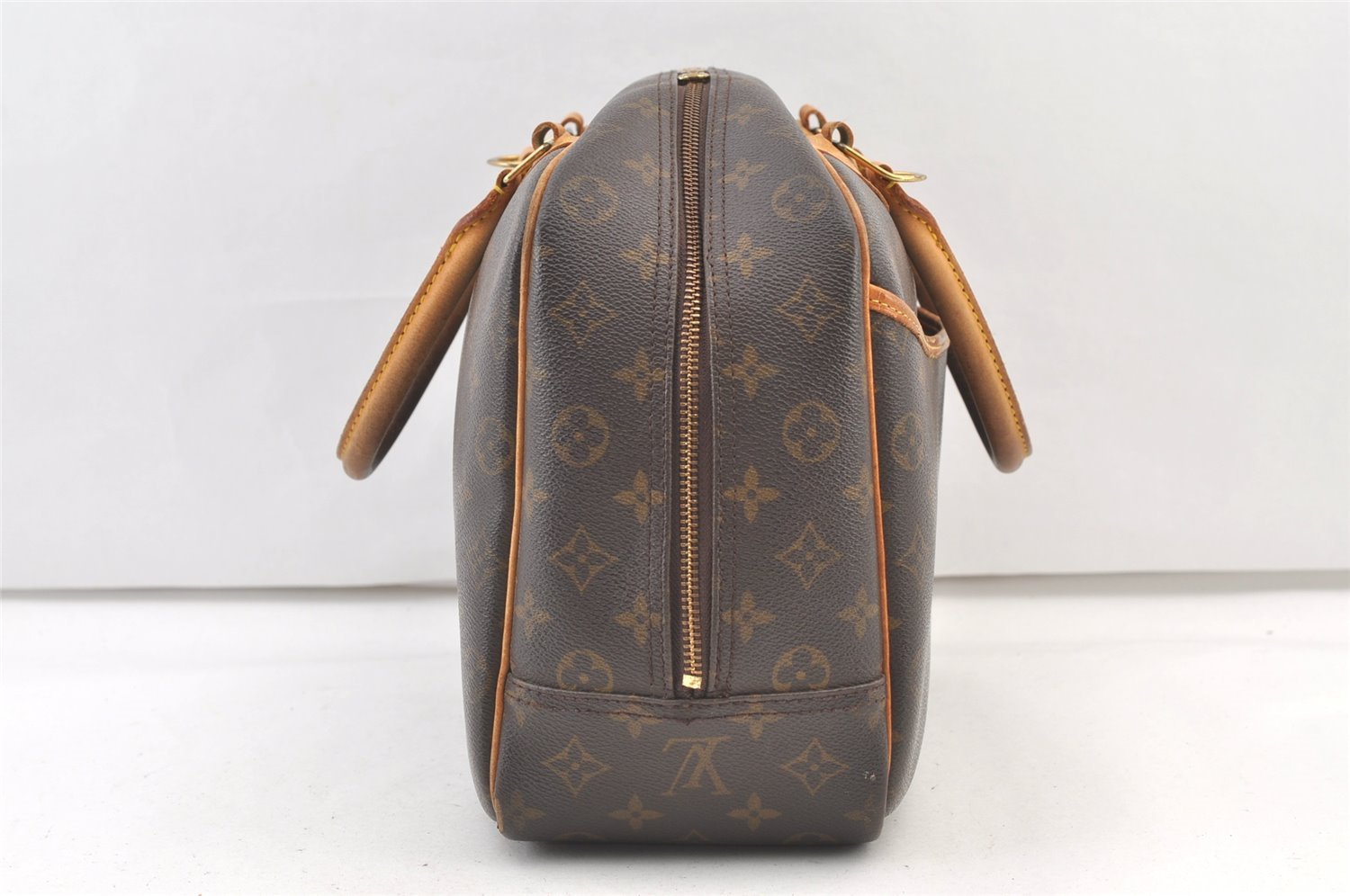 Authentic Louis Vuitton Monogram Deauville Hand Bag M47270 LV 1570K
