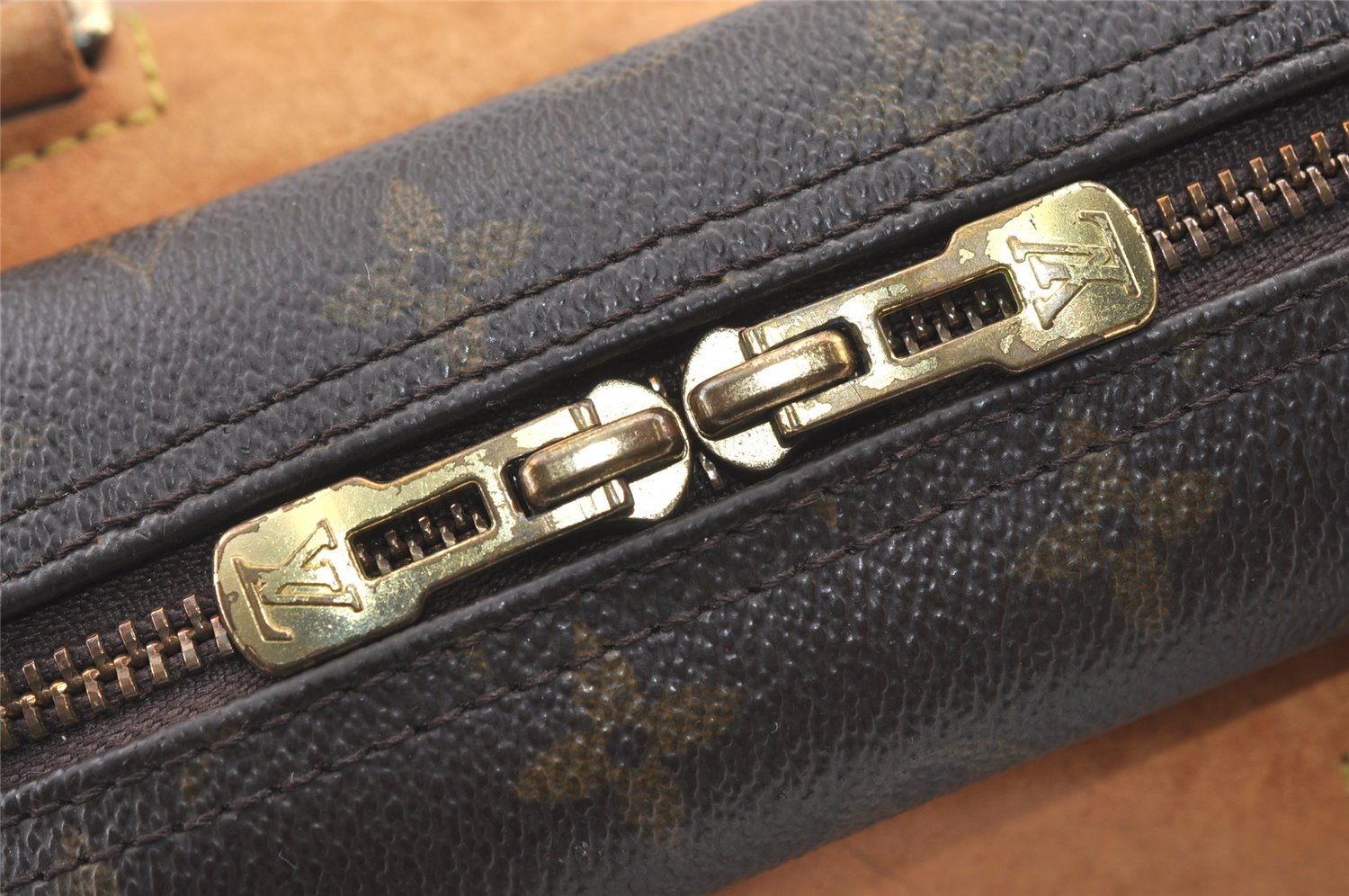 Authentic Louis Vuitton Monogram Deauville Hand Bag M47270 LV 1570K