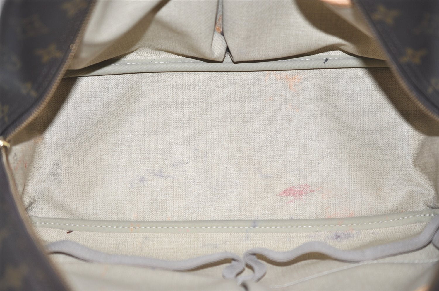 Authentic Louis Vuitton Monogram Deauville Hand Bag M47270 LV 1570K