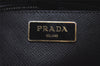 Authentic PRADA Saffiano Leather 2Way Shoulder Hand Bag Purse Black 1571I