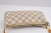 Auth Louis Vuitton Damier Azur Pochette Accessoires Pouch Long Shoulder LV 1571J