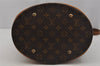 Authentic Louis Vuitton Monogram Bucket GM Shoulder Tote Bag M42236 Junk 1572J