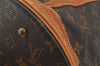 Authentic Louis Vuitton Monogram Bucket GM Shoulder Tote Bag M42236 Junk 1572J