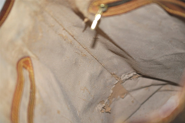 Authentic Louis Vuitton Monogram Bucket GM Shoulder Tote Bag M42236 Junk 1572J