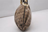 Authentic GUCCI GG Crystal Hysteria 2Way Hand Bag PVC Leather 203486 Brown 1573J