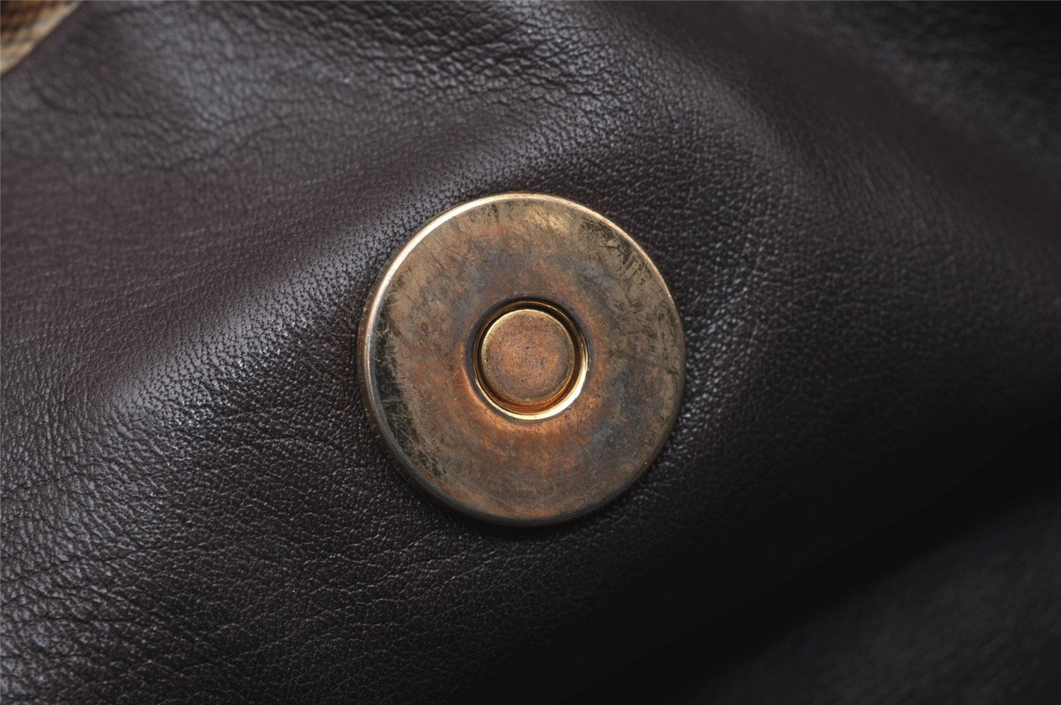 Authentic GUCCI GG Crystal Hysteria 2Way Hand Bag PVC Leather 203486 Brown 1573J