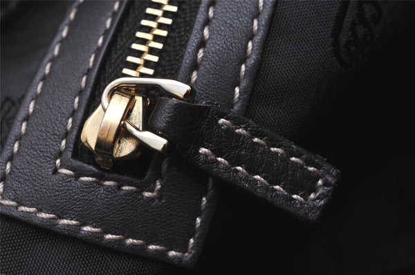 Authentic GUCCI GG Crystal Hysteria 2Way Hand Bag PVC Leather 203486 Brown 1573J