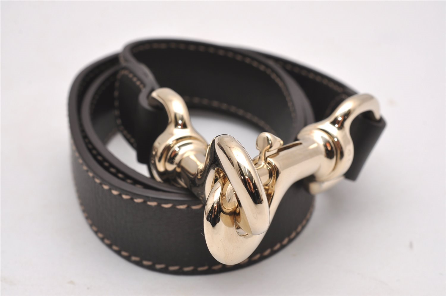 Authentic GUCCI GG Crystal Hysteria 2Way Hand Bag PVC Leather 203486 Brown 1573J