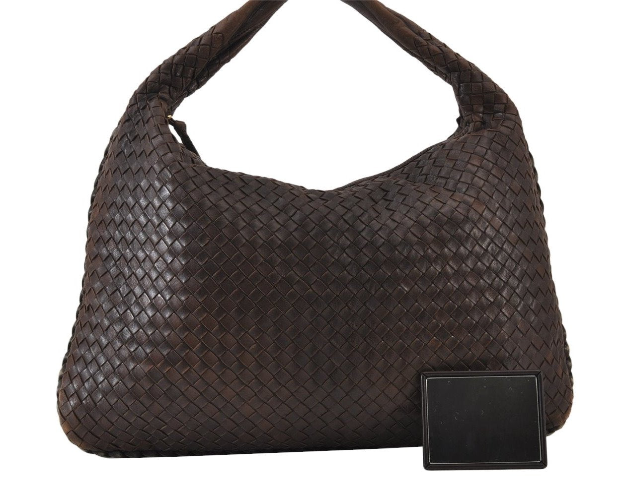 Authentic BOTTEGA VENETA Intrecciato Leather Shoulder Hand Bag Brown 1573K