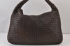 Authentic BOTTEGA VENETA Intrecciato Leather Shoulder Hand Bag Brown 1573K