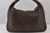 Authentic BOTTEGA VENETA Intrecciato Leather Shoulder Hand Bag Brown 1573K