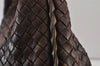 Authentic BOTTEGA VENETA Intrecciato Leather Shoulder Hand Bag Brown 1573K
